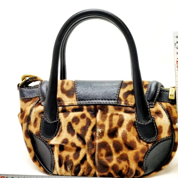 ハンドバッグ DOLCE & GABBANA CALF LEATHER HANDBAG Dolce & Gabbana Brown and Black Hand Bag Calf Leather